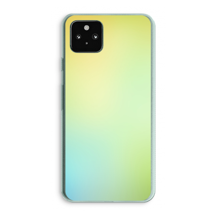 Minty mist pastel: Google Pixel 5a 5G Transparant Hoesje