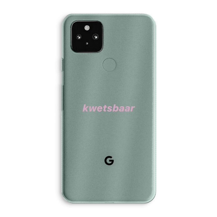 kwetsbaar: Google Pixel 5a 5G Transparant Hoesje