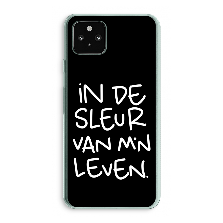 De Sleur: Google Pixel 5a 5G Transparant Hoesje