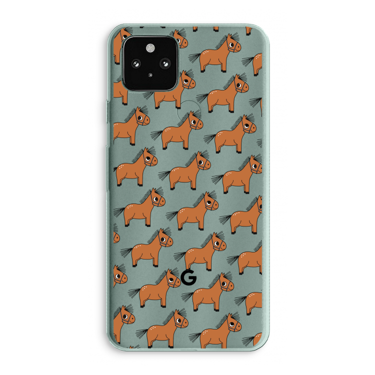 Pony: Google Pixel 5a 5G Transparant Hoesje