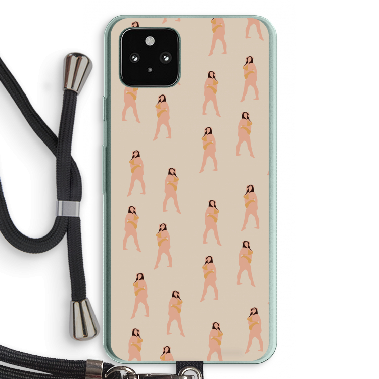 You're so golden: Pixel 5a 5G Transparant Hoesje met koord