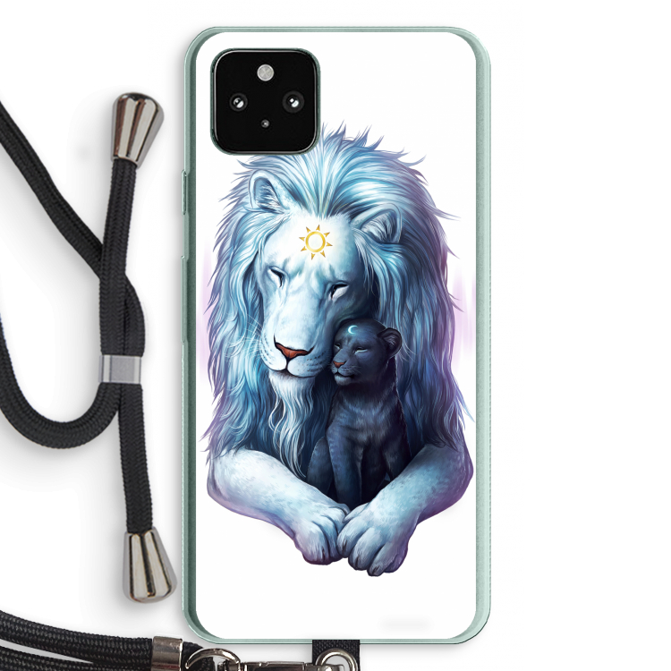 Child Of Light: Pixel 5a 5G Transparant Hoesje met koord