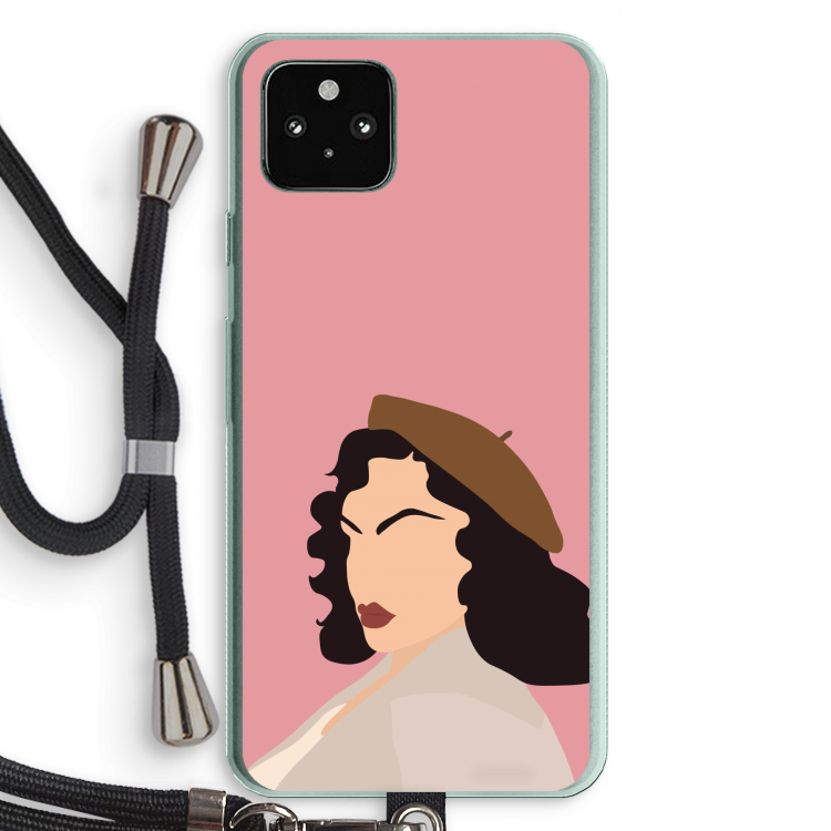 Confidence: Pixel 5a 5G Transparant Hoesje met koord