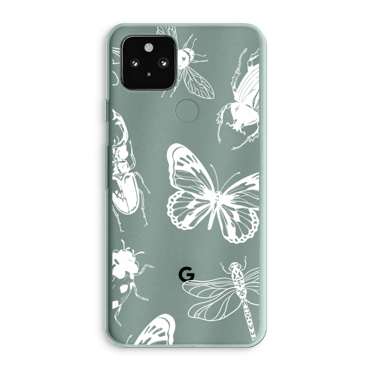 Tiny Bugs: Google Pixel 5a 5G Transparant Hoesje
