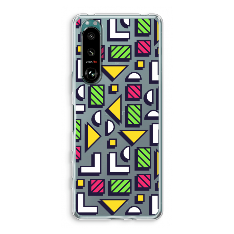 8-bit N°4: Sony Xperia 5 III Transparant Hoesje