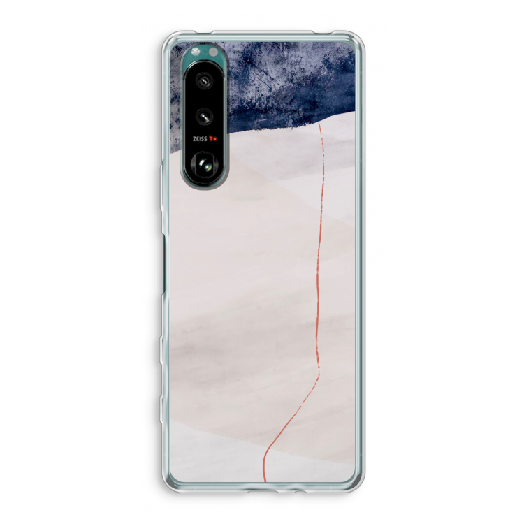Stone White: Sony Xperia 5 III Transparant Hoesje