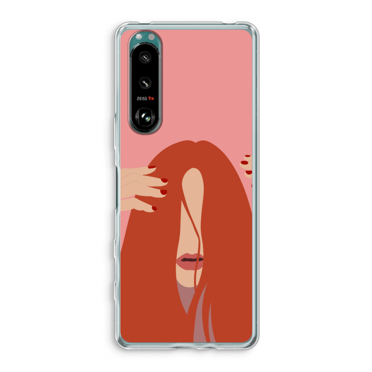 Woke up like this: Sony Xperia 5 III Transparant Hoesje