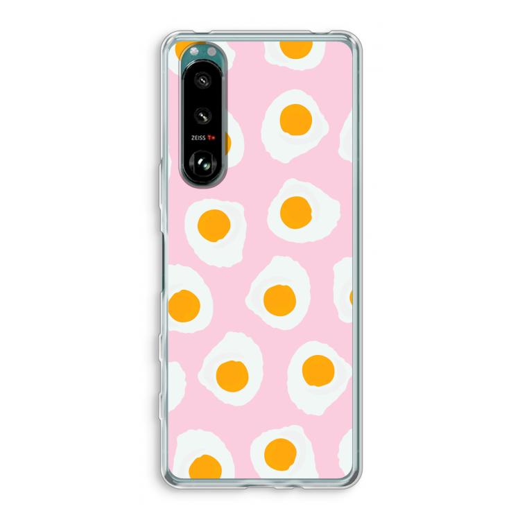 Dancing eggs: Sony Xperia 5 III Transparant Hoesje