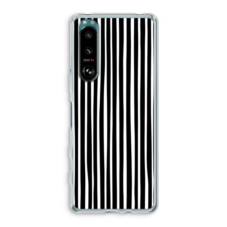 Stripes: Sony Xperia 5 III Transparant Hoesje