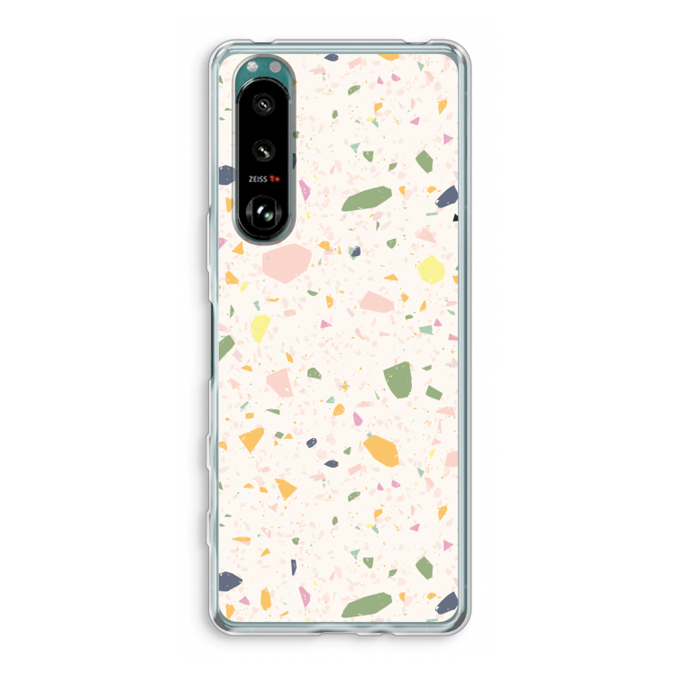 Terrazzo N°21: Sony Xperia 5 III Transparant Hoesje