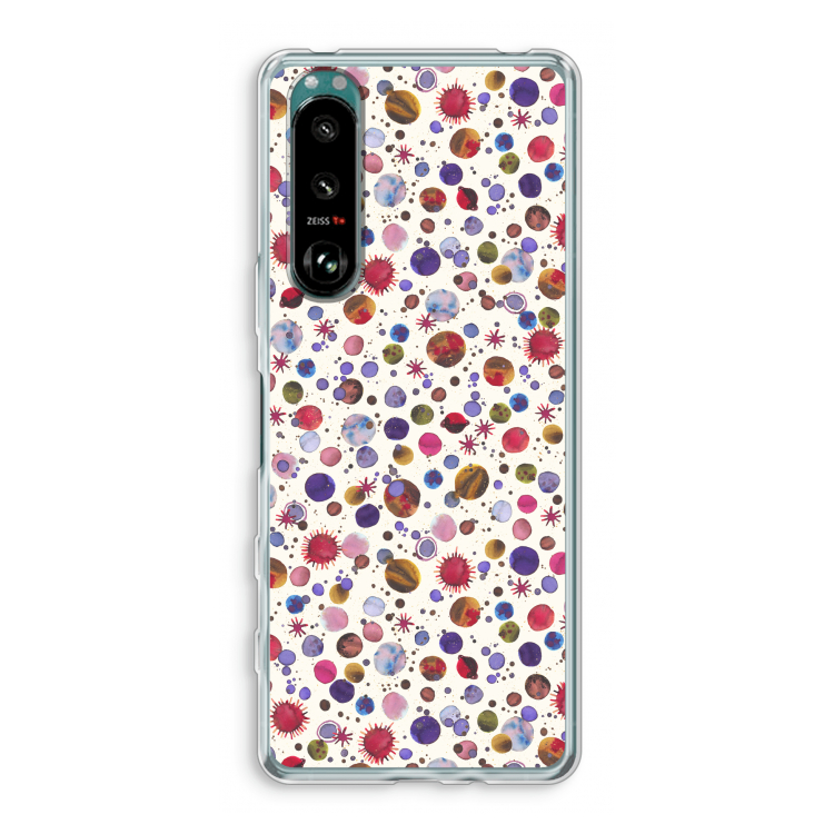 Planets Space: Sony Xperia 5 III Transparant Hoesje