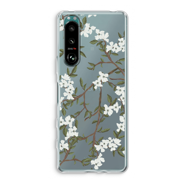 Blossoming spring: Sony Xperia 5 III Transparant Hoesje