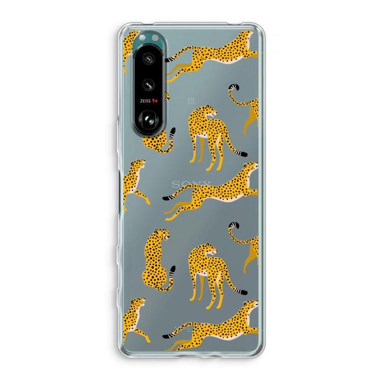 Luipaard: Sony Xperia 5 III Transparant Hoesje