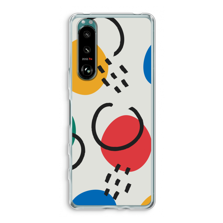 Illustratieve pop 3: Sony Xperia 5 III Transparant Hoesje