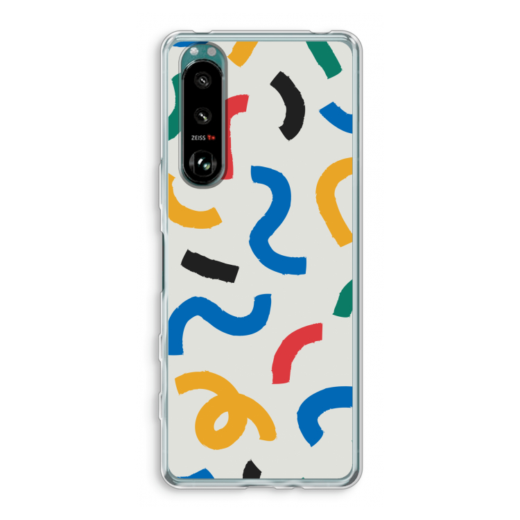 Illustratieve pop 2: Sony Xperia 5 III Transparant Hoesje