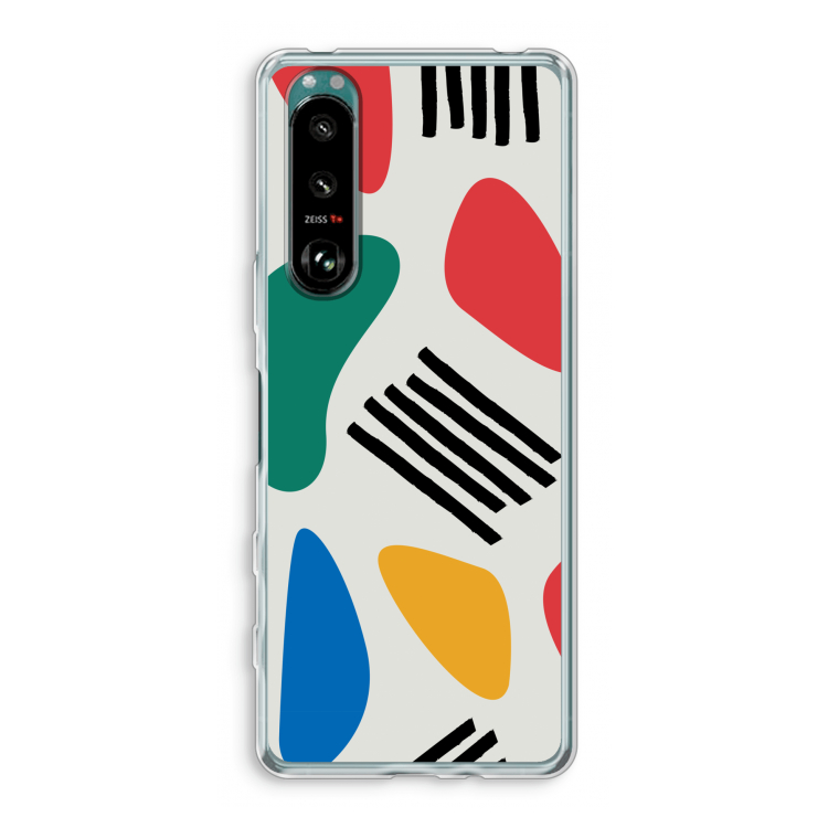 Illustratieve pop 1: Sony Xperia 5 III Transparant Hoesje