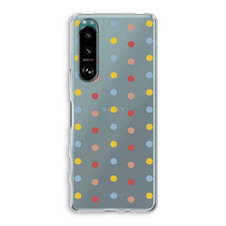 Bollen: Sony Xperia 5 III Transparant Hoesje