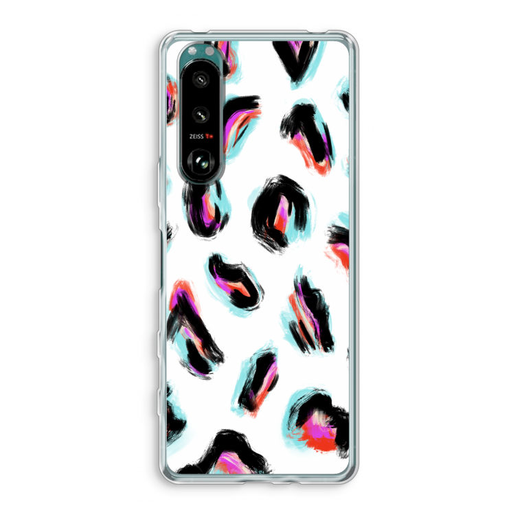 Cheetah color: Sony Xperia 5 III Transparant Hoesje