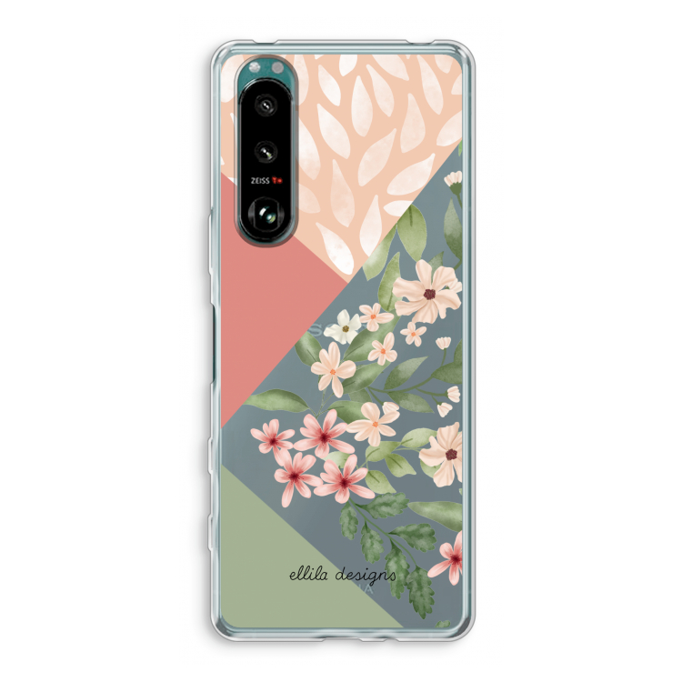 Sweet heaven geometrics: Sony Xperia 5 III Transparant Hoesje