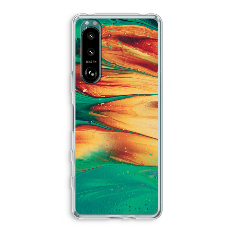 Green Inferno: Sony Xperia 5 III Transparant Hoesje