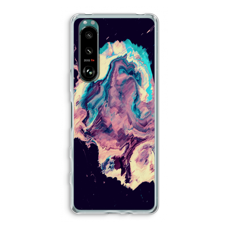 Cosmic Silence: Sony Xperia 5 III Transparant Hoesje