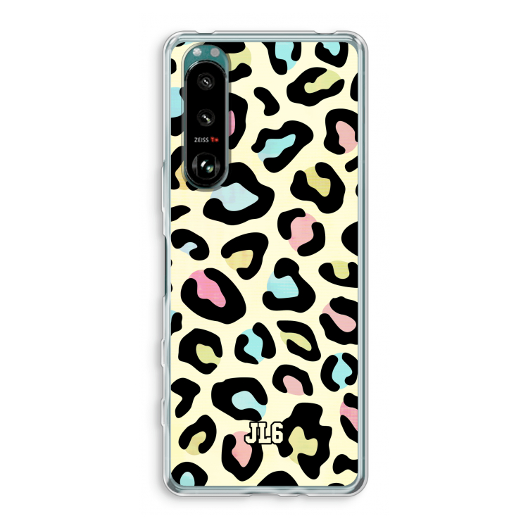 Leopard pattern: Sony Xperia 5 III Transparant Hoesje