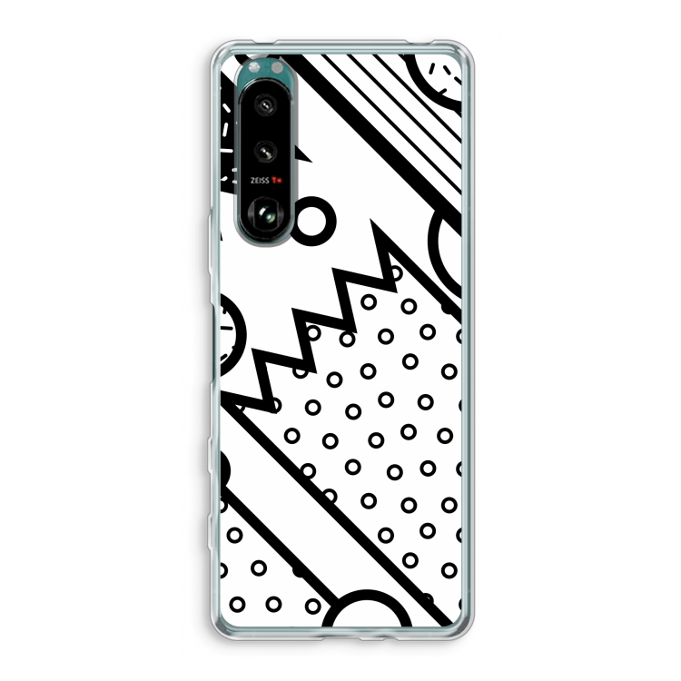 Pop Art #4: Sony Xperia 5 III Transparant Hoesje