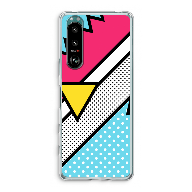 Pop Art #3: Sony Xperia 5 III Transparant Hoesje