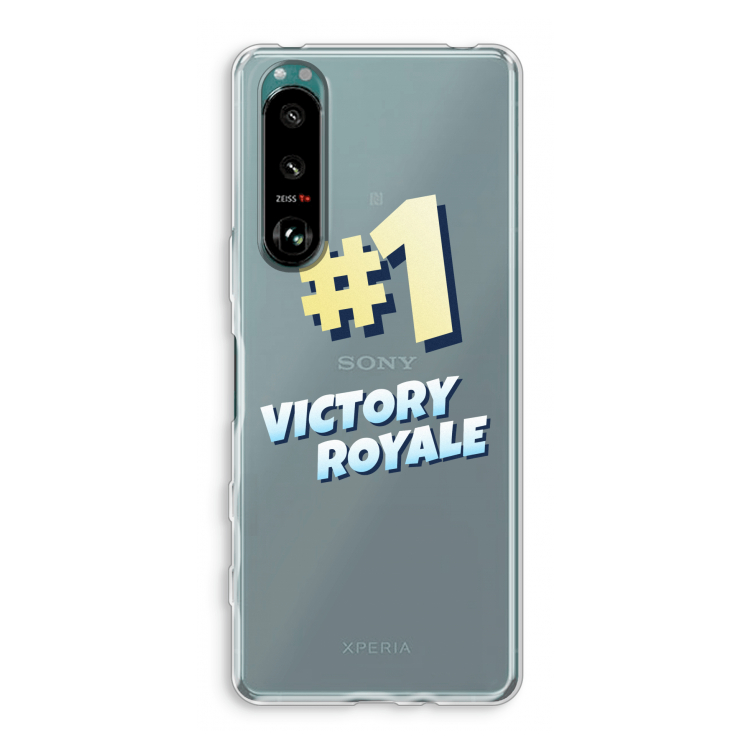 Victory Royale: Sony Xperia 5 III Transparant Hoesje