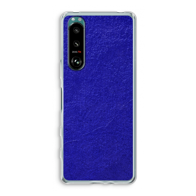 Majorelle Blue: Sony Xperia 5 III Transparant Hoesje