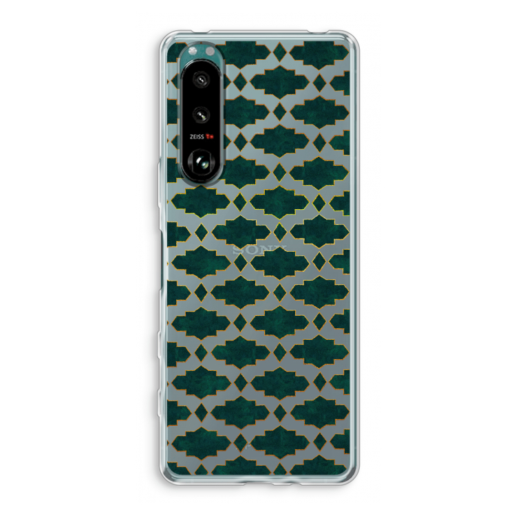 Moroccan tiles: Sony Xperia 5 III Transparant Hoesje