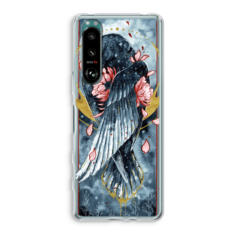 Golden Raven: Sony Xperia 5 III Transparant Hoesje