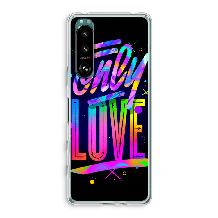 Only Love: Sony Xperia 5 III Transparant Hoesje