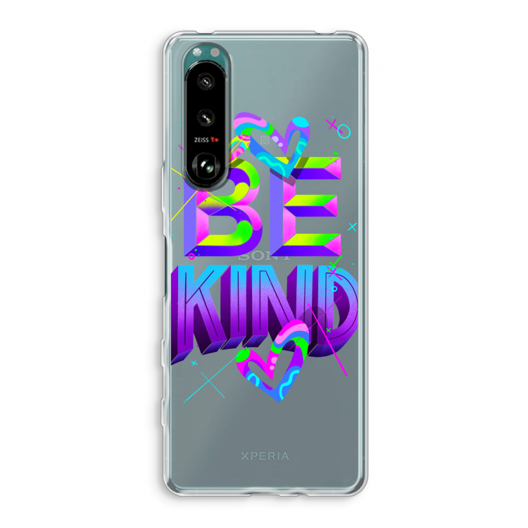 Be Kind: Sony Xperia 5 III Transparant Hoesje