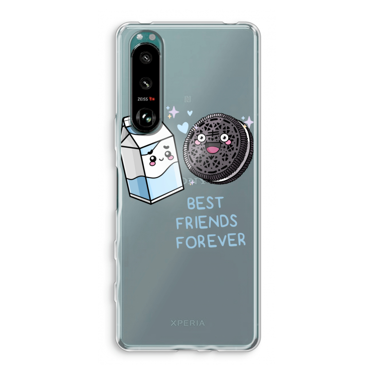 Best Friend Forever: Sony Xperia 5 III Transparant Hoesje