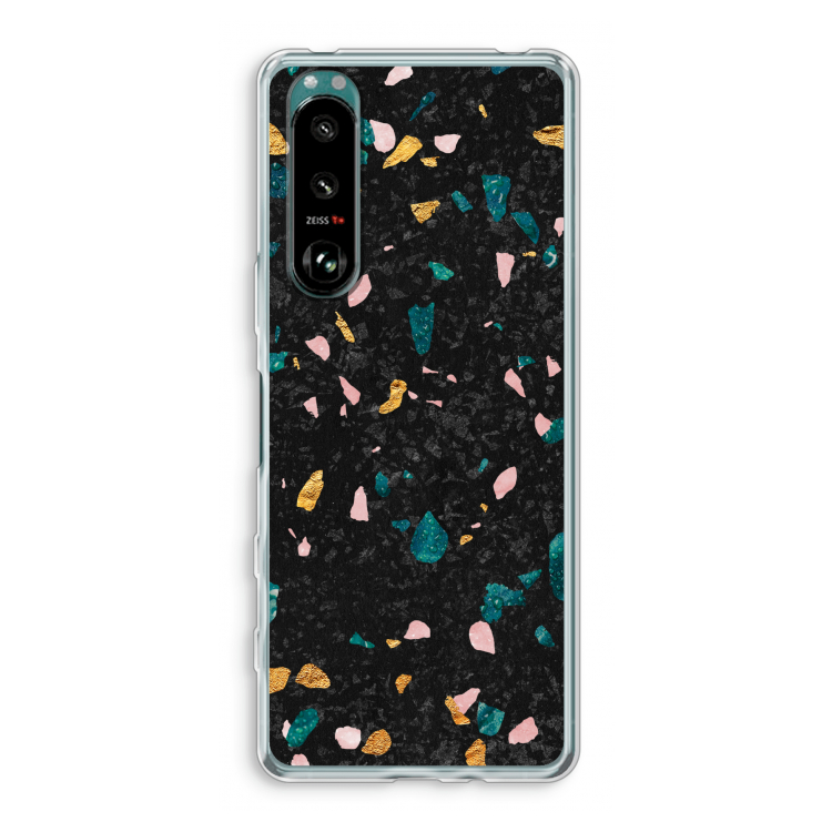 Terrazzo N°10: Sony Xperia 5 III Transparant Hoesje