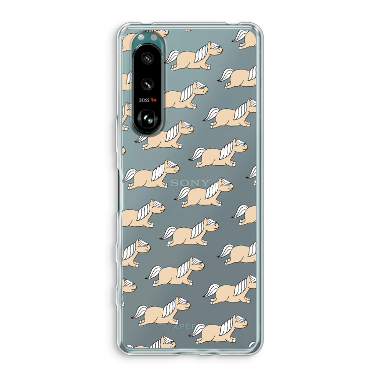 Ponys: Sony Xperia 5 III Transparant Hoesje