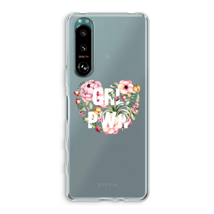 GRL PWR Flower: Sony Xperia 5 III Transparant Hoesje