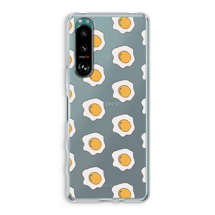 Bacon to my eggs #1: Sony Xperia 5 III Transparant Hoesje