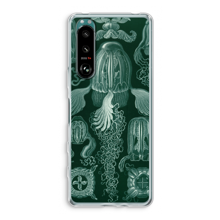 Haeckel Cubomedusae: Sony Xperia 5 III Transparant Hoesje