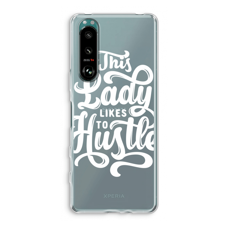 Hustle Lady: Sony Xperia 5 III Transparant Hoesje