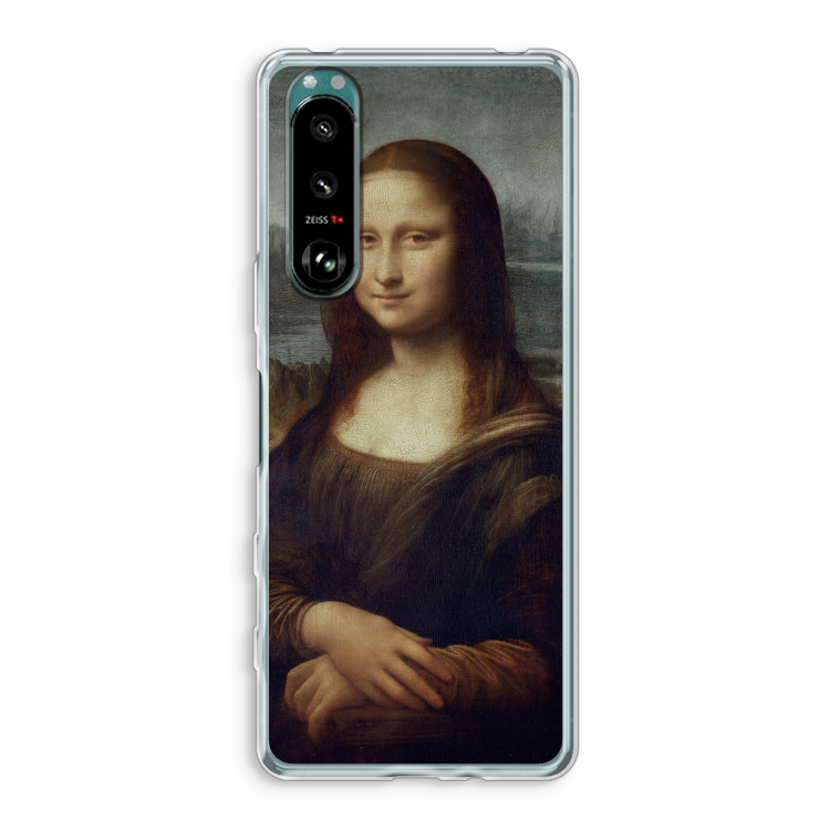 Mona Lisa: Sony Xperia 5 III Transparant Hoesje
