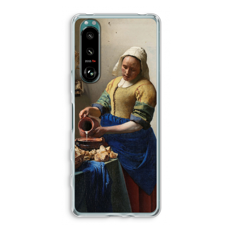 The Milkmaid: Sony Xperia 5 III Transparant Hoesje