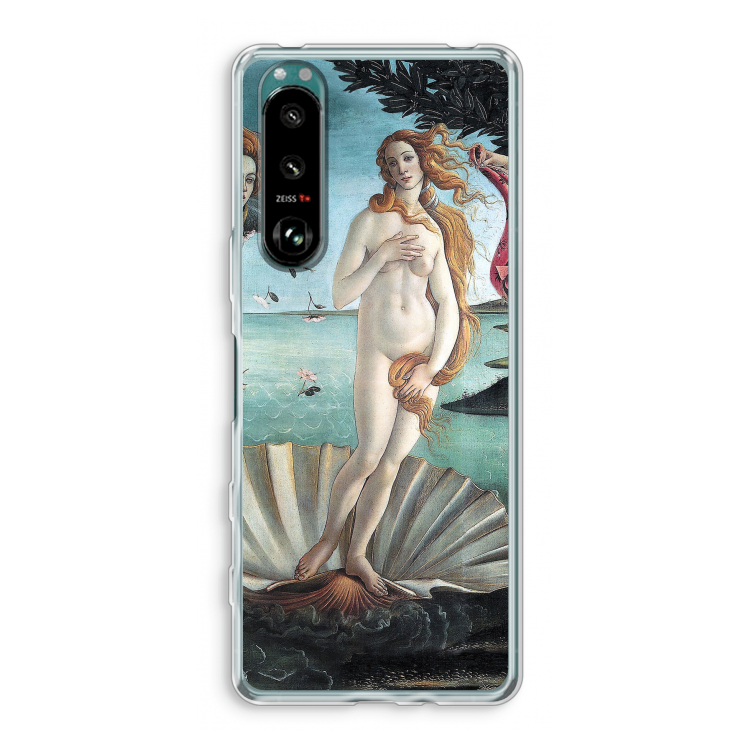 Birth Of Venus: Sony Xperia 5 III Transparant Hoesje