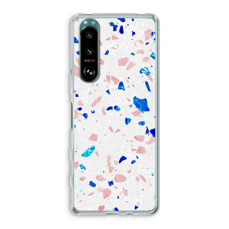 Terrazzo N°6: Sony Xperia 5 III Transparant Hoesje