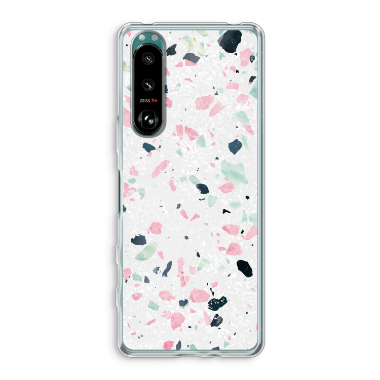 Terrazzo N°3: Sony Xperia 5 III Transparant Hoesje
