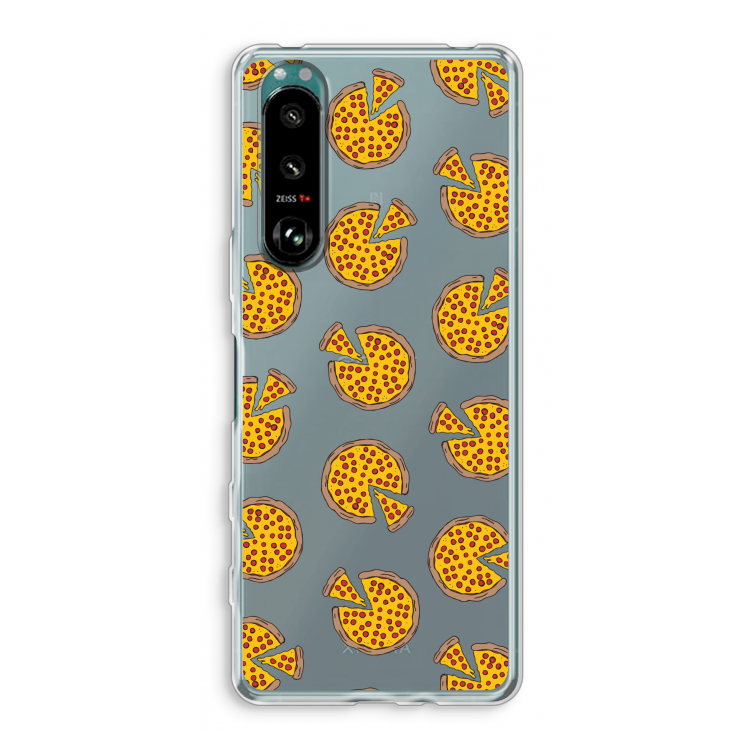 You Had Me At Pizza: Sony Xperia 5 III Transparant Hoesje