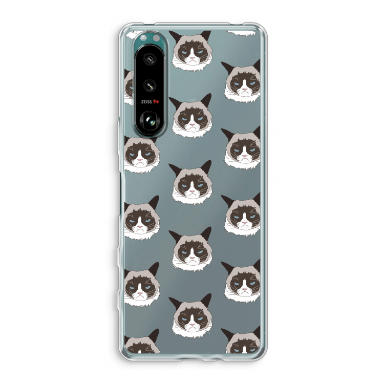 It's a Purrr Case: Sony Xperia 5 III Transparant Hoesje