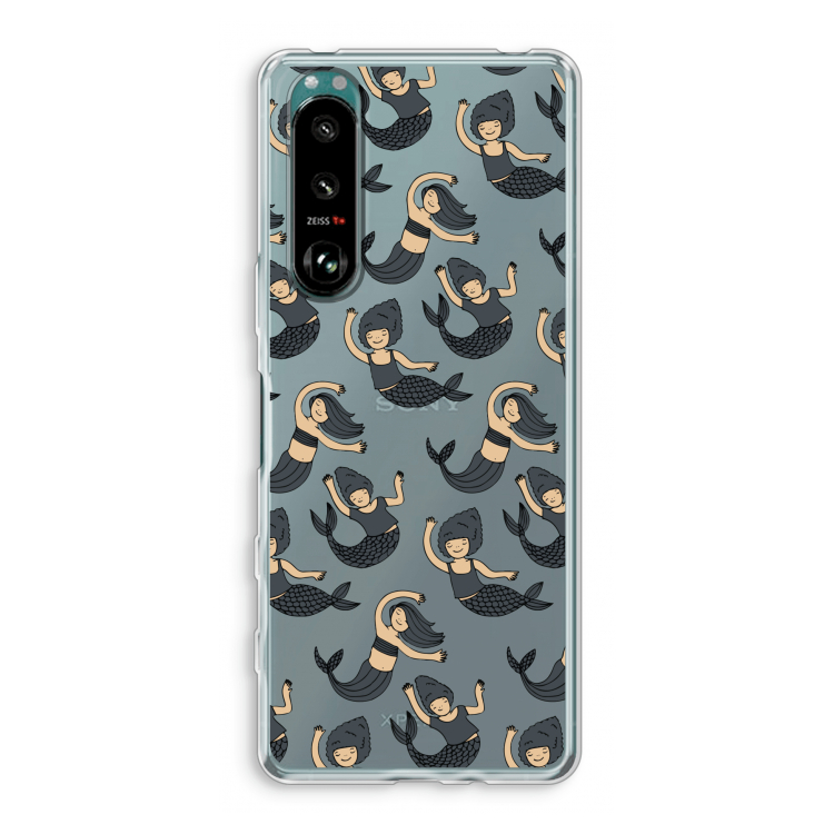 Zeemeermin: Sony Xperia 5 III Transparant Hoesje