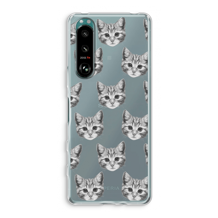 Kitten: Sony Xperia 5 III Transparant Hoesje